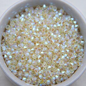 Swarovski Jonquil AB Bicone Beads (3/4mm) 36-720 Pieces image 2