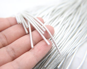 Filo Di Rame A Spirale Argento - 1mm, Per Ricamo E Decorazioni, Con Scatola - Foto 8