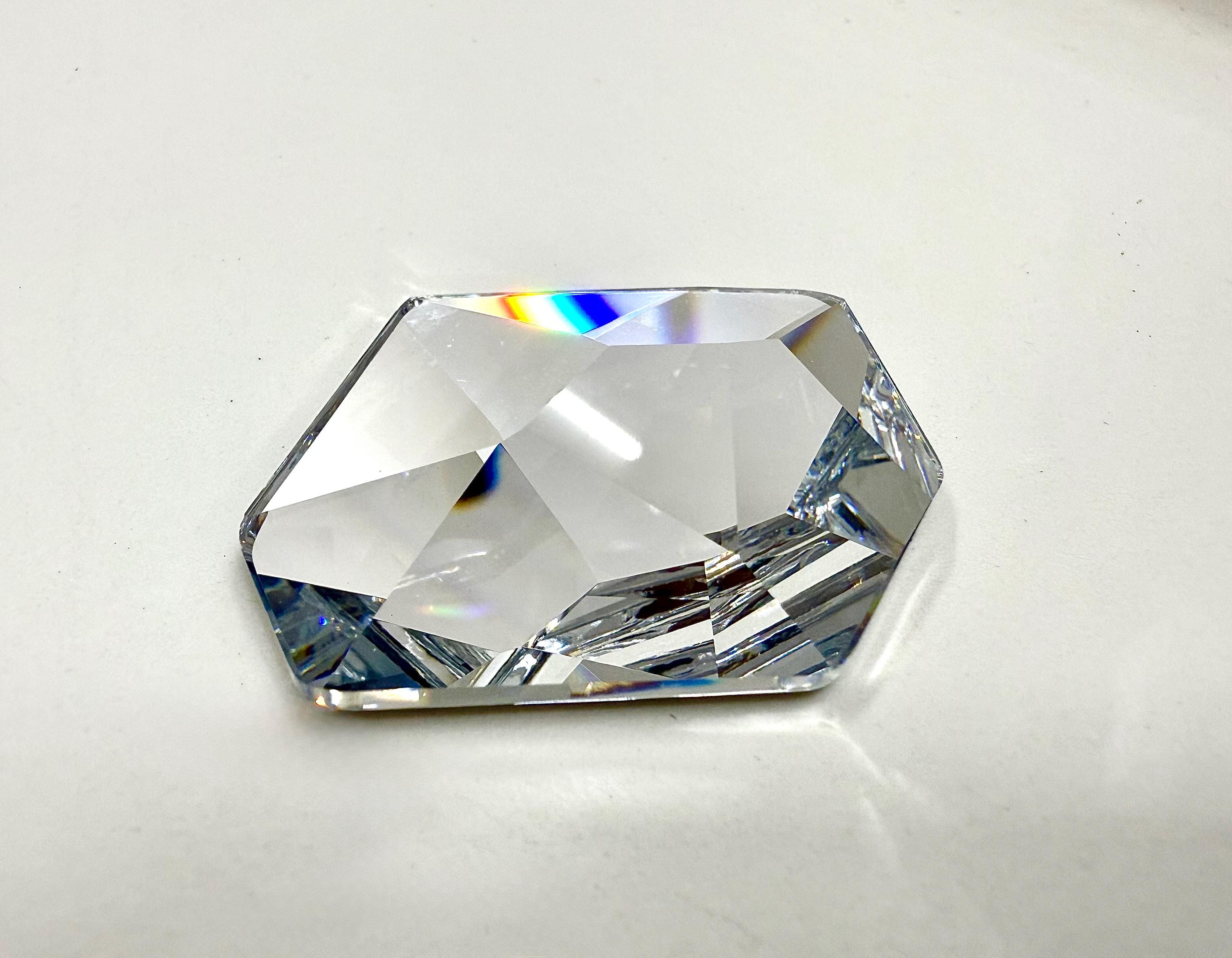 Swarovski Crystal Cal Vi Si Cosmic Rhinestone, 38x33mm Flat Back