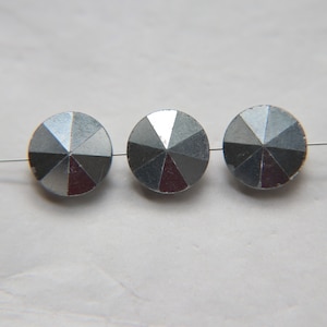 12mm SWAROVSKI 5102 Rivoli Crystal Beads in Crystal Comet Aegent 2/4/24 Pieces PREMIUM Materials
