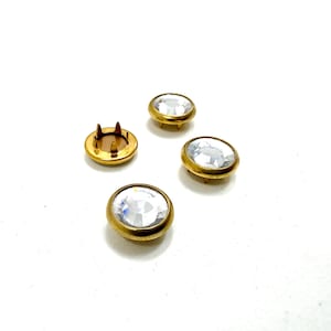 12 mm Swarovski 1781/100 Guzik dekoracyjny Swarovski Crystal vintage artykuły guziki do kurtki jeansowej