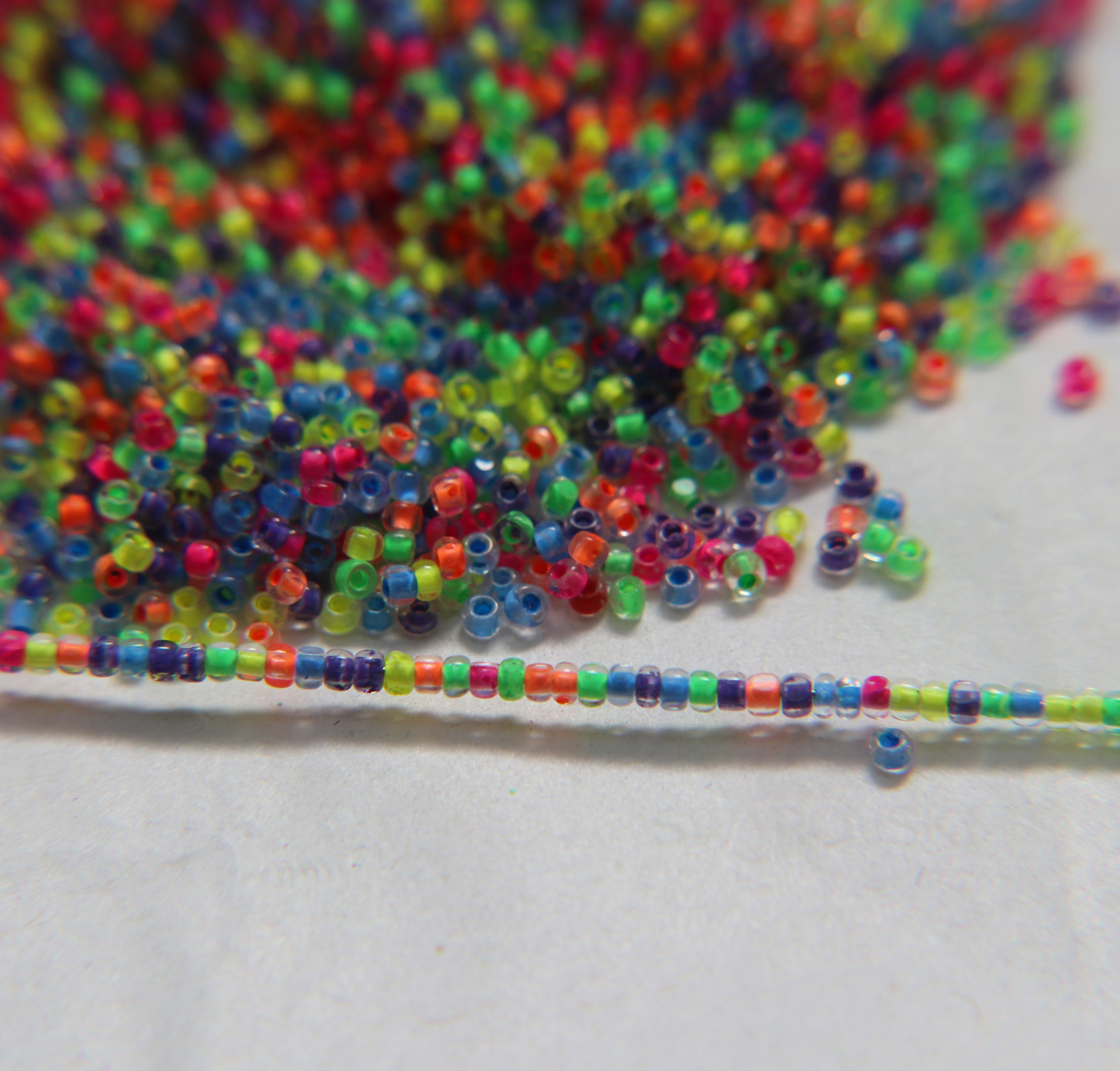 13/0 True Cuts Charlotte Beads Multi Neon Beads Etsy
