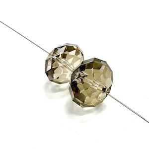 Swarovski 5040 Briolette Crystal Golden Teak Crystal Bead 18mm PREMIUM MATERIALS