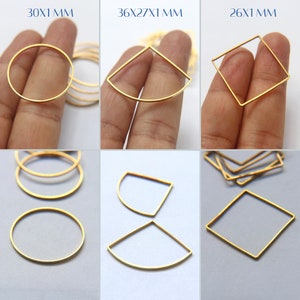 Brass Charms, Beading Supplies vintage supply, wire craft supply, jewelry 25/75/150/500 Pieces