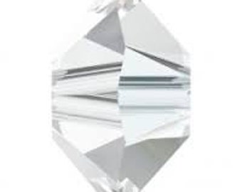 Cuentas bicónicas Preciosa de cristal, vidrio checo de 5 x 3 mm
