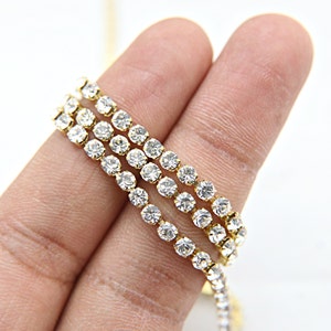 10ss / 12ss Swarovski-kristallkoppkedja | Österrikisk strass-brudsmyckestillverkning