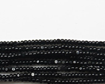 Lot De 10 Perles De Verre Irisées Noires Montées En Pampilles - Pour Création Bijoux Fantaisie