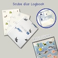 Drawing Scuba Diving Logbook product logo