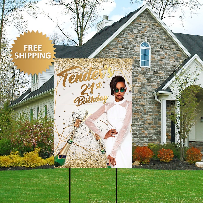 Birthday Yard Signs - Etsy