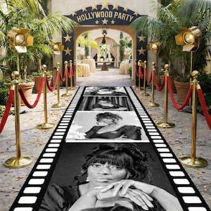 Red Carpet Custom red carpet aisle runner 3x20 Floor Decal Prom backdrop Removable sticker, Hollywood banner, Aisle runner personalized