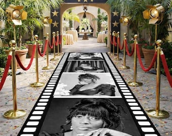 Red Carpet Custom red carpet aisle runner 3x20 Floor Decal Prom backdrop Removable sticker, Hollywood banner, Aisle runner personalized