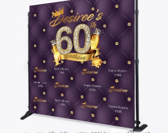 Tufted Backdrop, Birthday Backdrop, Photo Props, 50th Birthday Step and Repeat,Photo Booth Step and Repeat Backdrop, Royalty Backdrop