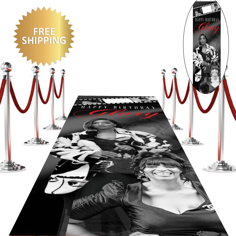 Custom Red Carpet Aisle Runner 3x20 Floor Decal Removable Etsy