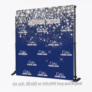 Custom 8X8 Photo Booth backdrop, Prom Step and Repeat, Sweet 16 Step and Repeat, Graduation Backdrop,  Backdrop, Birthday Backdrop,Backdrop