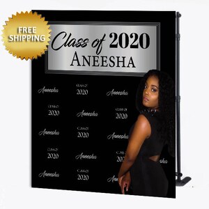 Graduation Step and Repeat, Class of 2020 backdrop, Birthday Step and Repeat, Photo Booth backdrop,Graduation Step and Repeat