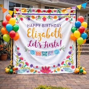 Fiesta backdrop Fiesta step and repeat Mexican backdrop Step and repeat backdrop Fiesta step and repeat 50th Birthday backdrop Cinco de Mayo