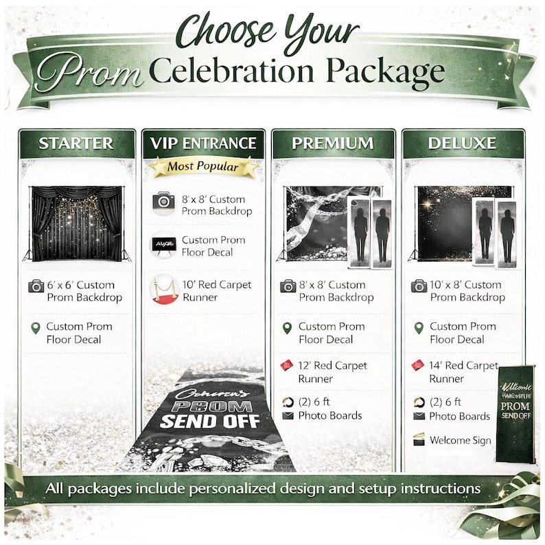 Prom Backdrop Prom Send off Decoration Package Prom Send off Backdrop ...