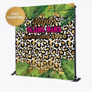 Fondo de safari, estampado de leopardo Paso y repetición, Fondo de guepardo, Paso y repetición de la jungla, Fondo de cumpleaños, Paso de cumpleaños y repetición