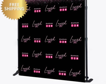 Custom Logo Step and Repeat backdrop, Logo step and repeat backdrop, branding Banner, Step and Repeat Business Event Backdrop, logo banner