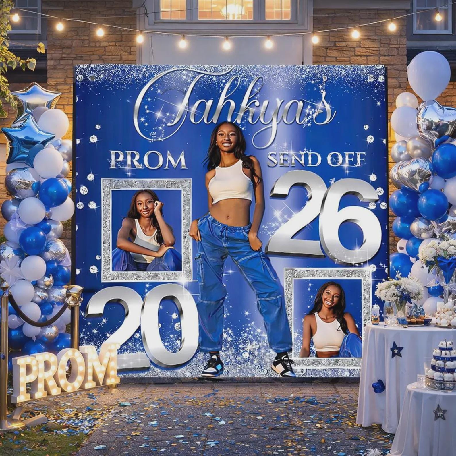 Prom Backdrop Prom Send off Decoration Package Prom Send off Backdrop ...