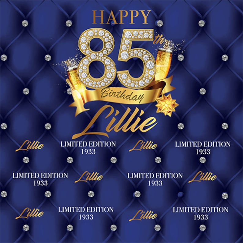 Tufted Backdrop Birthday Backdrop Photo Props Royal Blue backdrop 50th Birthday Step and Repeat Photo Booth Step and Repeat Backdrop