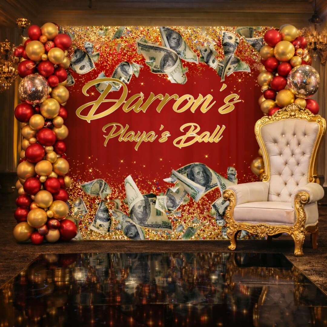 Player's Ball Photo Backdrop Player's Ball Step and Repeat Money Step ...
