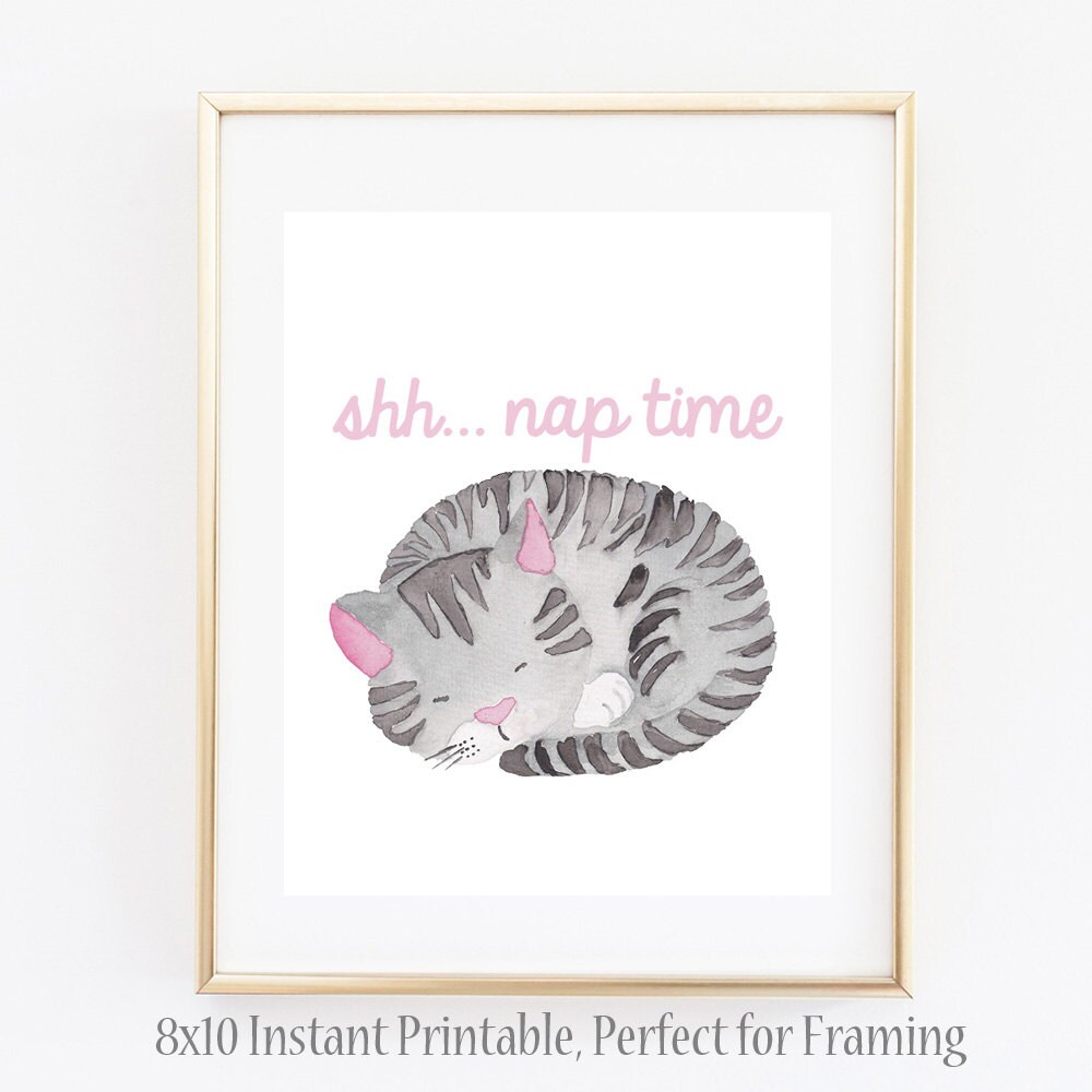 Animal Cat Nursery Printable Shh Nap Time Sign 8x10 Instant Etsy animal-cat-nursery-printable-shh-nap-time-sign-8x10-instant-etsy