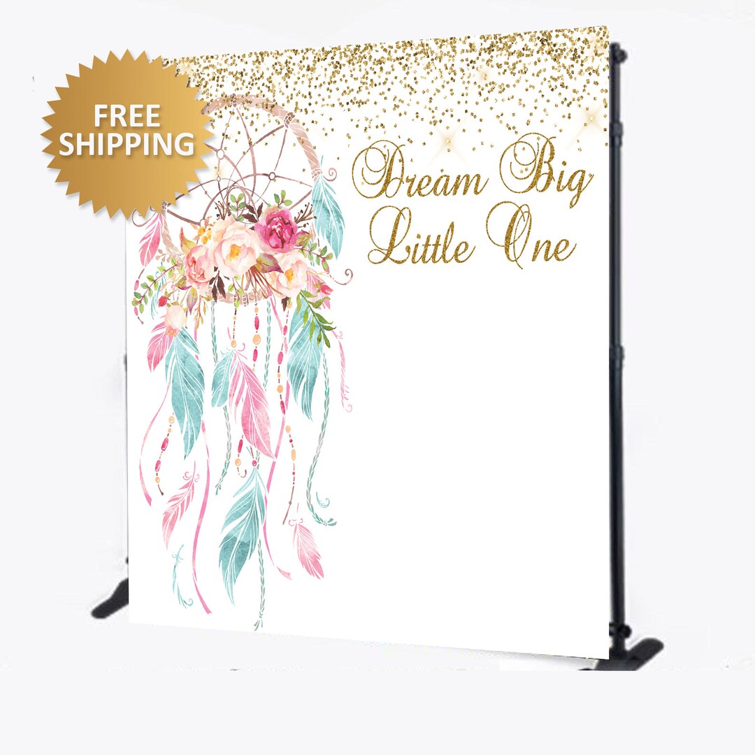 Dream Catcher Backdrop, Sweet 16 Step and Repeat, Dream Catcher Step