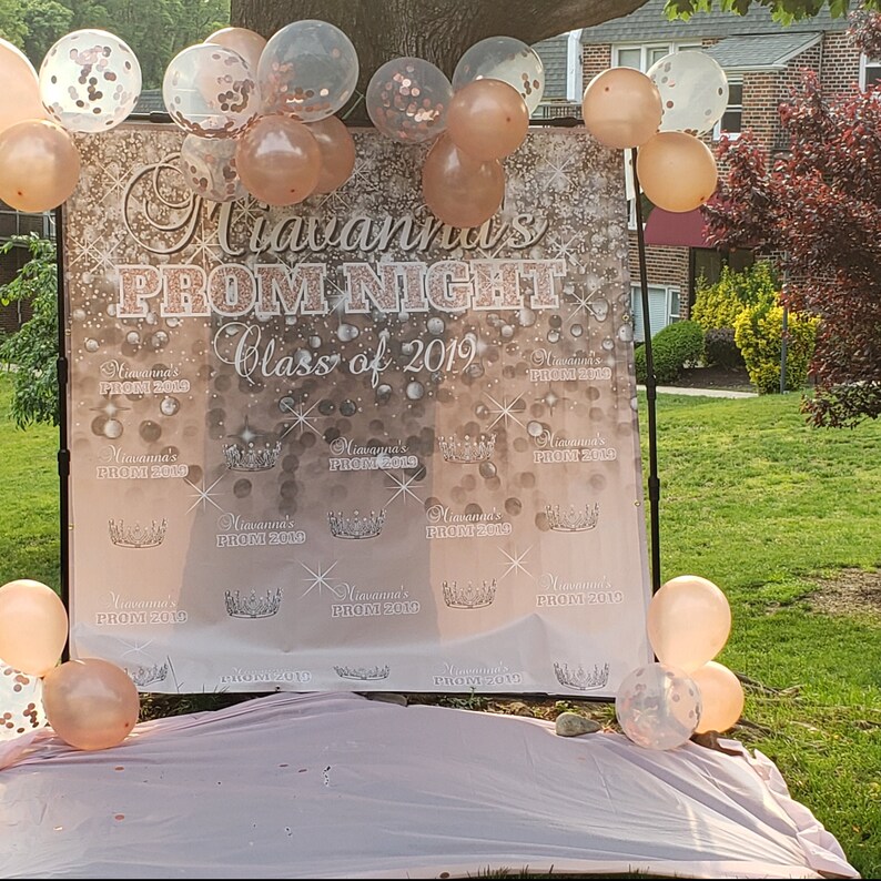 Custom Prom Backdrop