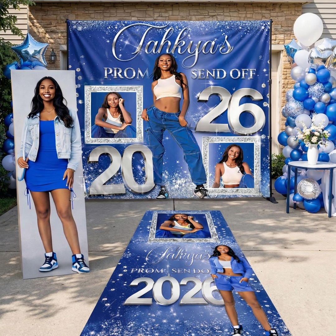 Prom Bundle 2026 Prom Backdrop Floor Runner Prom Decor Party Set Prom ...