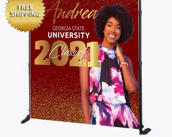 Graduation backdrop Graduate backdrop Class of 2022 backdrop 2022 Graduation Step and Repeat  Photo Booth backdrop Prom Backdrop