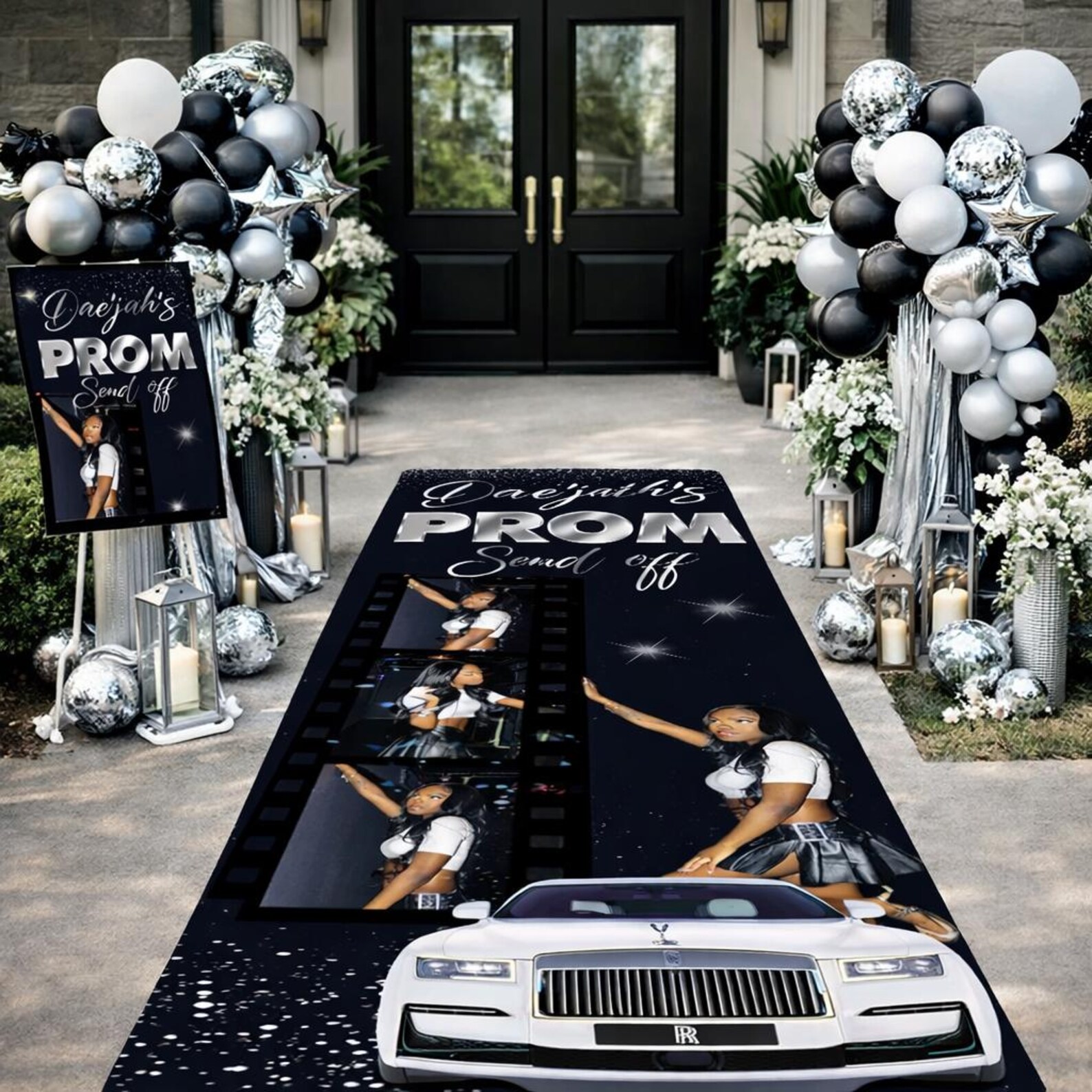 Prom Step Off Prom Send off Runner Prom Decal Prom Backdrop Prom Step and Repeat Prom ...