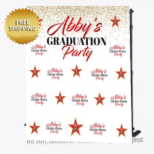 Graduation step and repeat backdrop, custom Step and Repeat, Prom Step and Repeat, Graduation Backdrop, Prom Backdrop, Printable Backdrop