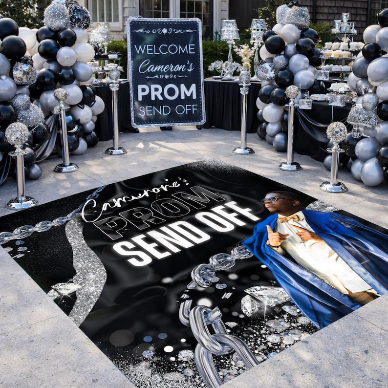 Prom Send off Decal Prom Backdrop Floor Decal Sticker Removable Sticker ...