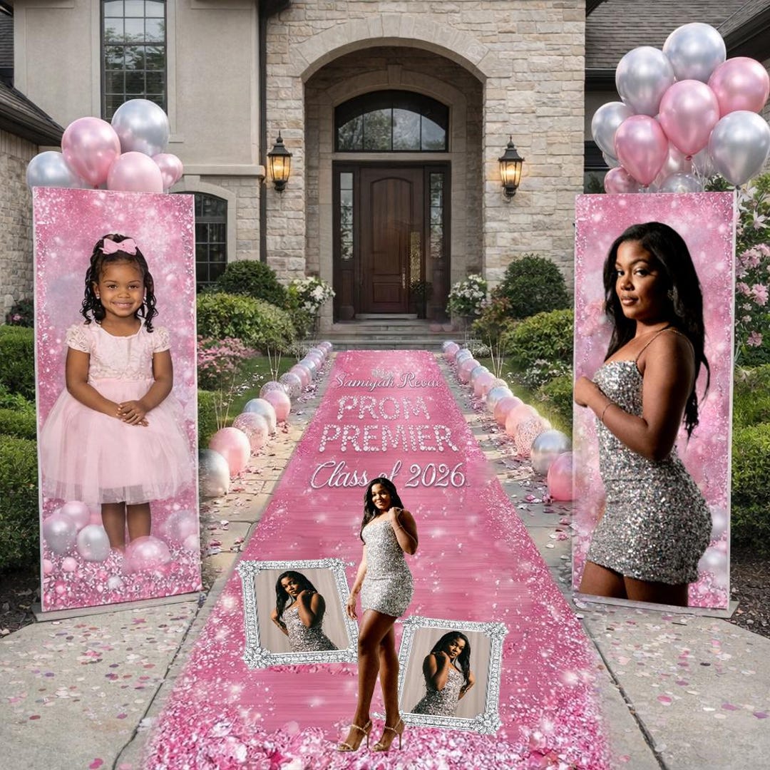 Prom Photo Backdrop Prom Photo Backdrop Send off Photo Boards Prom Decor Ideas Custom ...