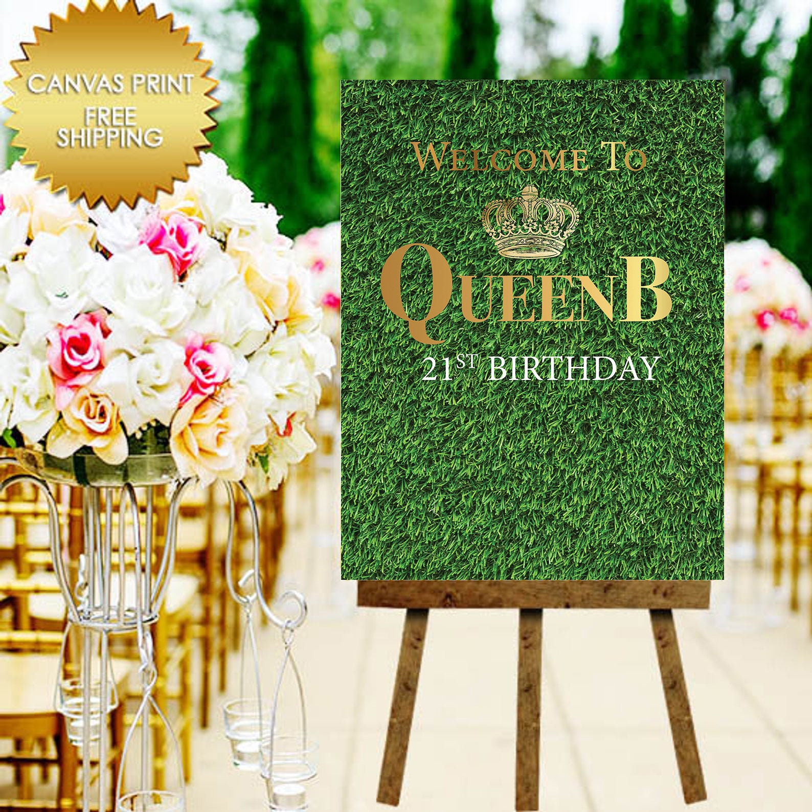 birthday-guest-book-sign-welcome-sign-canvas-canvas-poster-sign-50th