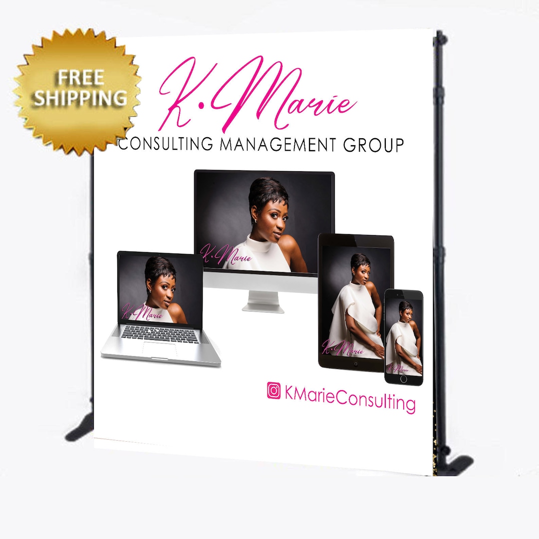 Logo Backdrop, Logo Step and Repeat, Custom Logo Backdrop, Photo