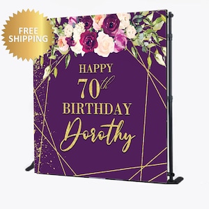 Birthday backdrop, Birthday step and repeat, Rustic backdrop, Wedding step and repeat, Wedding Step repeat, 50th birthday backdrop