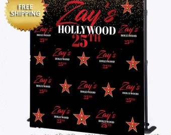 8x8ft Vinyl Bright Stage Photography Backdrop Red Carpet Golden Stars Bokeh Golden Glitter Spots Background Hollywood Oscar Event Party Decoration Birthday Wedding Photographic Backdrops 