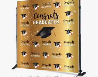 8X8 FEET PhotoBooth backdrop, Instant Download, Graduation, Graduation PhotoBooth, Class of 2021 photobooth, graduate step and repeat