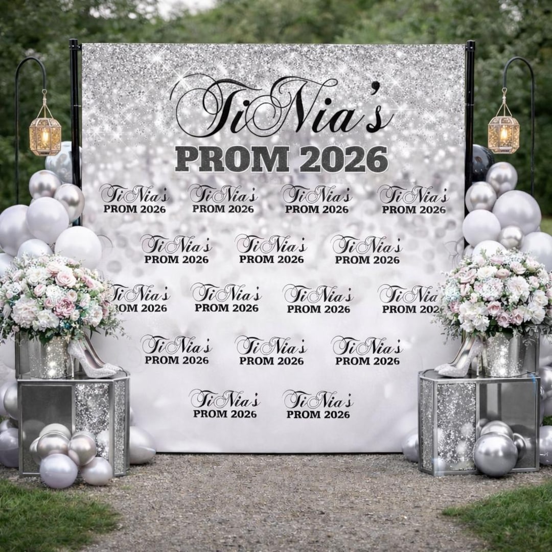 Prom Step Off Custom Prom Backdrop, Prom Send off Step and Repeat, Custom Photo Sign ...