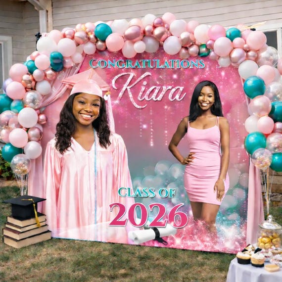 Class of 2026 Graduation Backdrop Trunk Party Photo Backdrop Grad Photo  Step and Repeat Grad Welcome Sign 2026 Printed Sign Prom Backdrop - Etsy