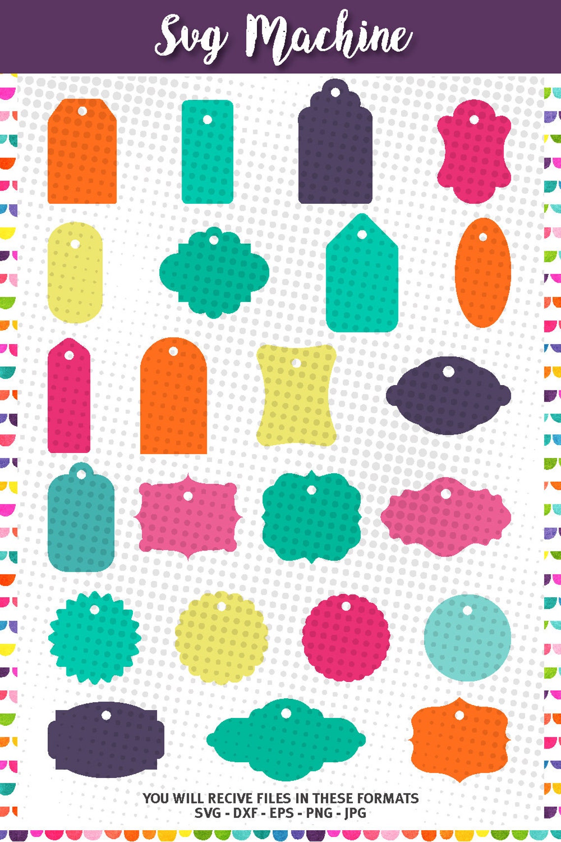 Tag Cut File Svg Keychain Background Gift Tag Svg Hang Tag | Etsy