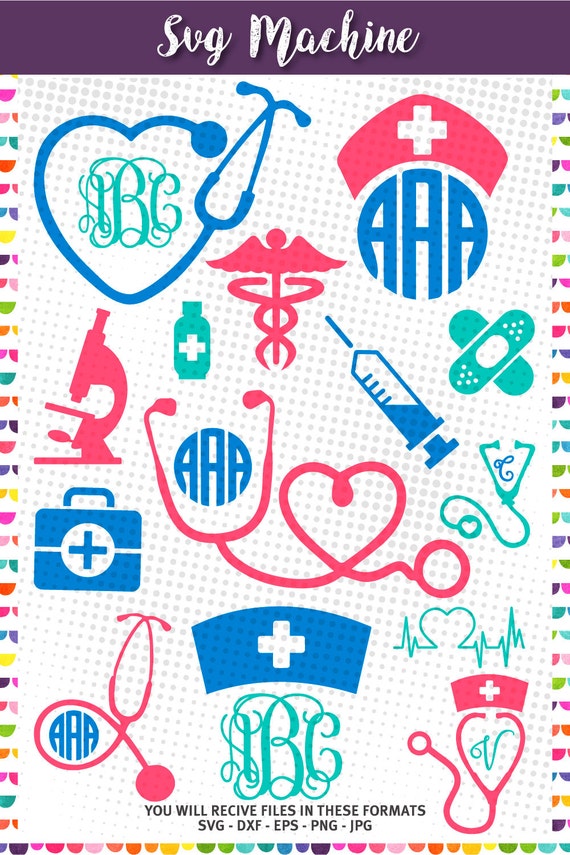 Download Nurse Love Svg Stethoscope Svg Essential Worker Svg Etsy