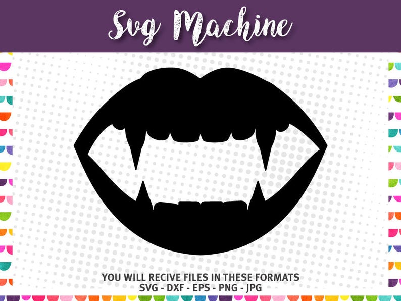 Download Vampire Lips svg Halloween svg | Etsy