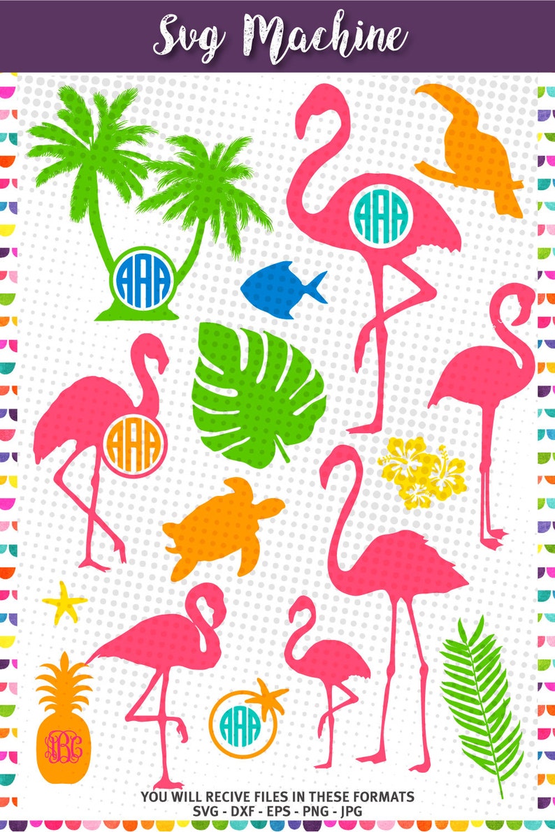 Download Tropical svg Summer svg Flamingo svg Clip Art Art ...