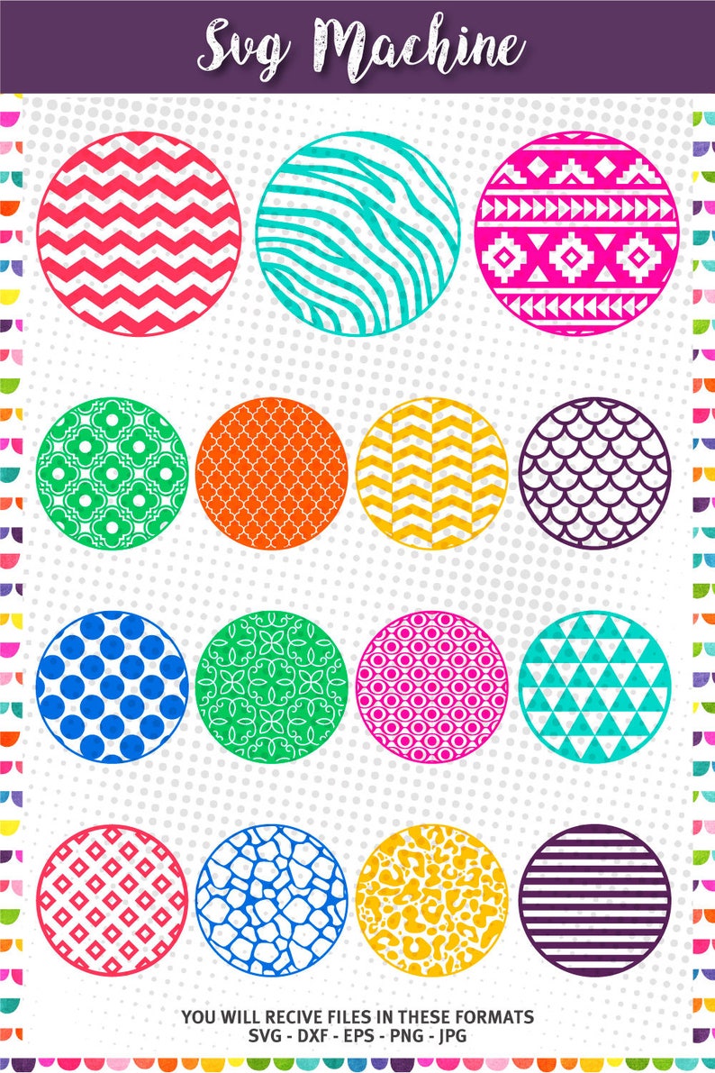 Download Patterned circle svg Keychain Pattern Svg Round Patterns ...