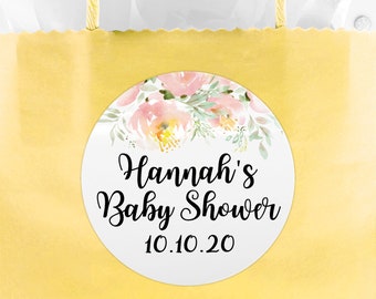 Baby Shower Stickers Etsy