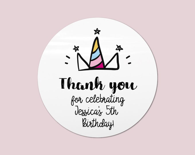 Sail Boat Sticker Labels for Party Bag Sweet Cones