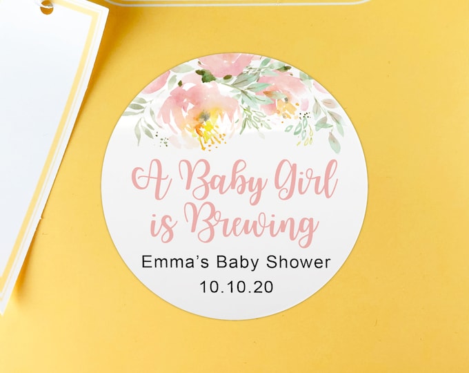 stickers for baby shower favors